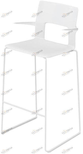 Desalto Высокий табурет из baydur® с подлокотниками Kobe 577