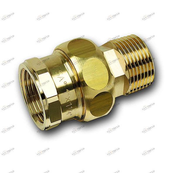 133411 SANHA 3341 PURAFIT сгон ВР-НР, с плоским уплотнением 1 мм 