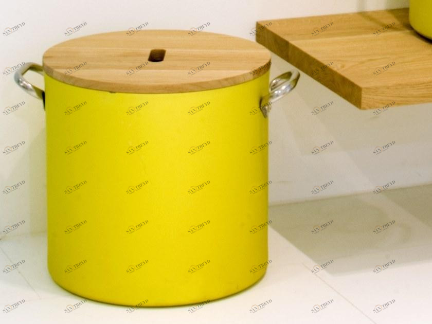 Rapsel Корзина для белья из алюминия и дерева Chef sun-id-1409781