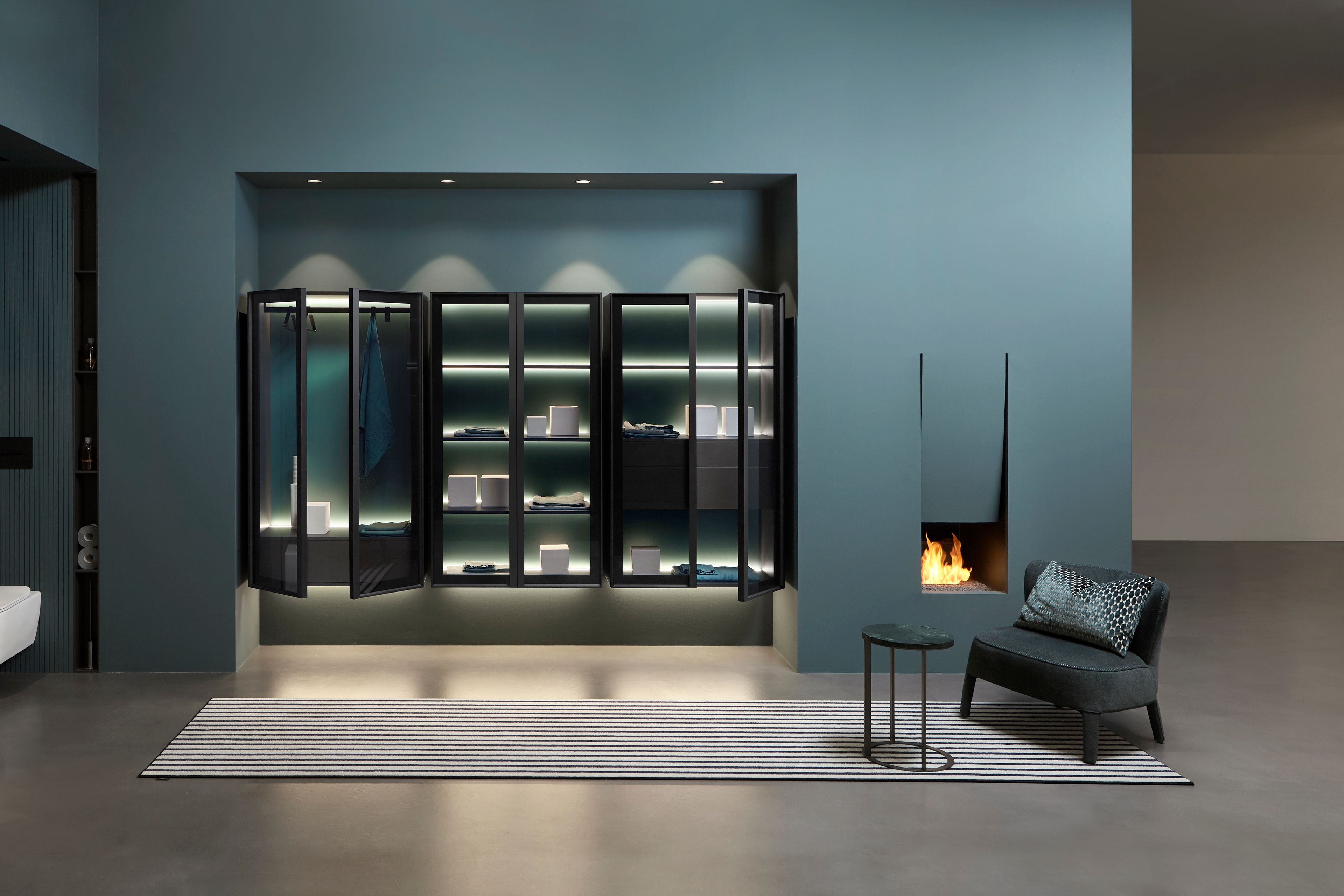 Деревянная подвесная витрина Antoniolupi Bemade ARCH-00123026 - Вид №9