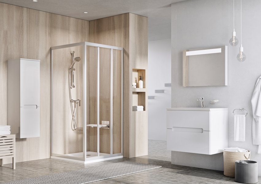 APSS-90 сатин+Транспарент Ravak 94070U02Z1 - Вид №1