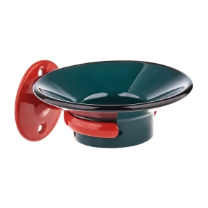 Мыльница Moroshka Trud керамика цвет зелено-красный