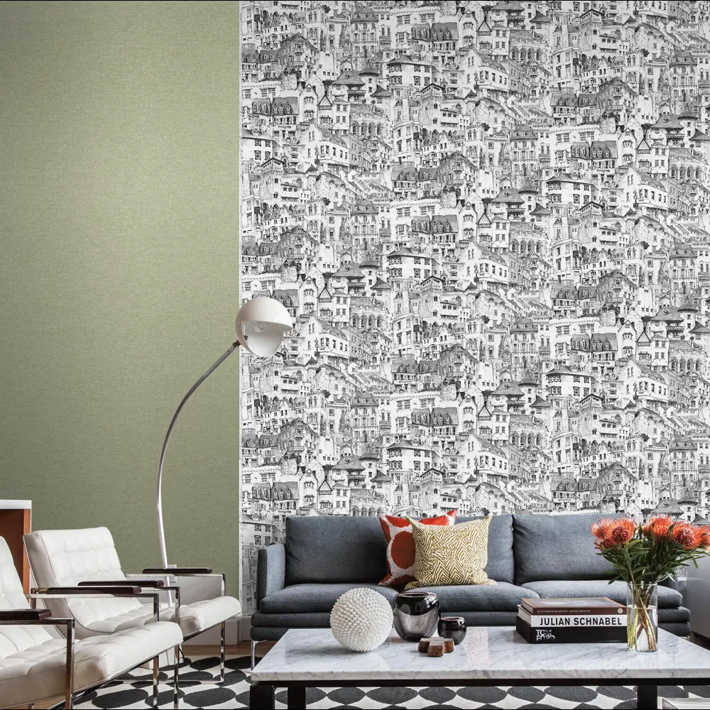 Обои флизелиновые Erismann Trend 3 зелёные 1.06 м 60068-05 STLM-2192419 - Вид №2