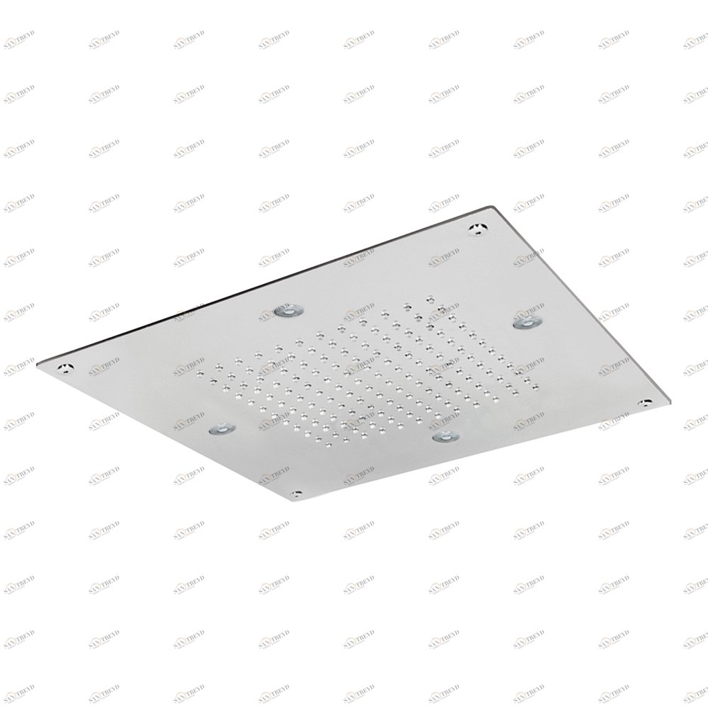 Душевая лейка 1 поток, тропический душ в комплекте  4 led RGB Cisal ZS027160