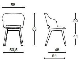 Diemme Стул из полипропилена со встроенной подушкой Clop sun-id-1431433 - Вид №7