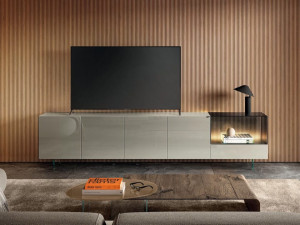 Стеклянный шкаф для телевизора