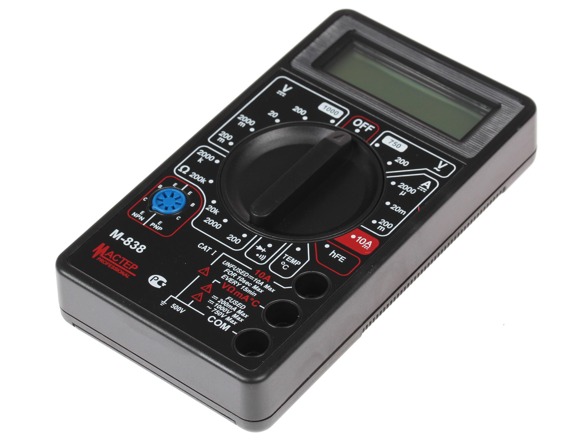 Мультиметр Master Professional M838 1063071 STDN-0133411 - Вид №3