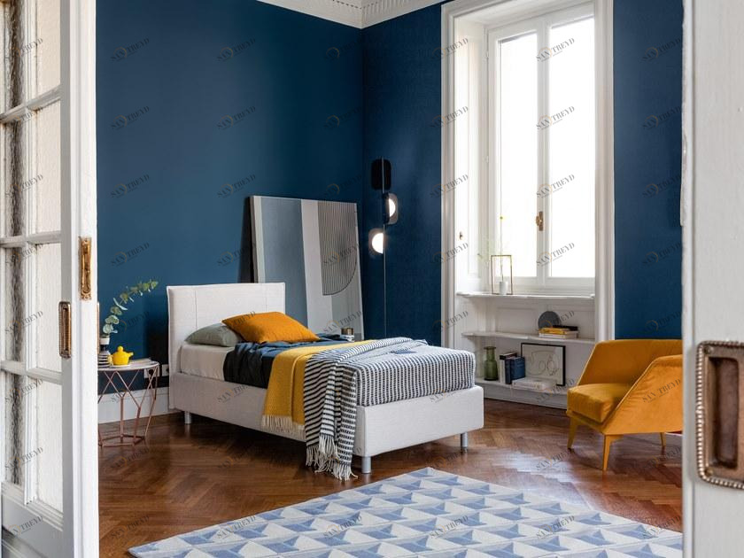 Bonaldo Односпальная кровать с мягким изголовьем sun-id-1475582