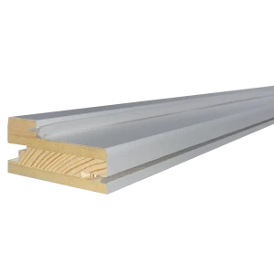 Дверная коробка Твинвуд 2100x74x34 мм с уплотнителем эмаль цвет серый (комплект 2.5 шт.)