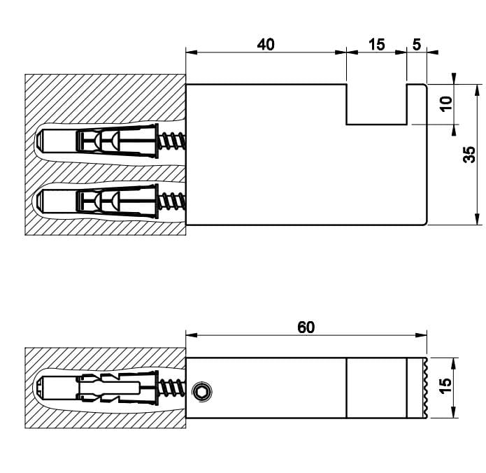 Держатель для полотенец из хромированной латуни Gessi обратный ARCH-00014826 - Вид №1