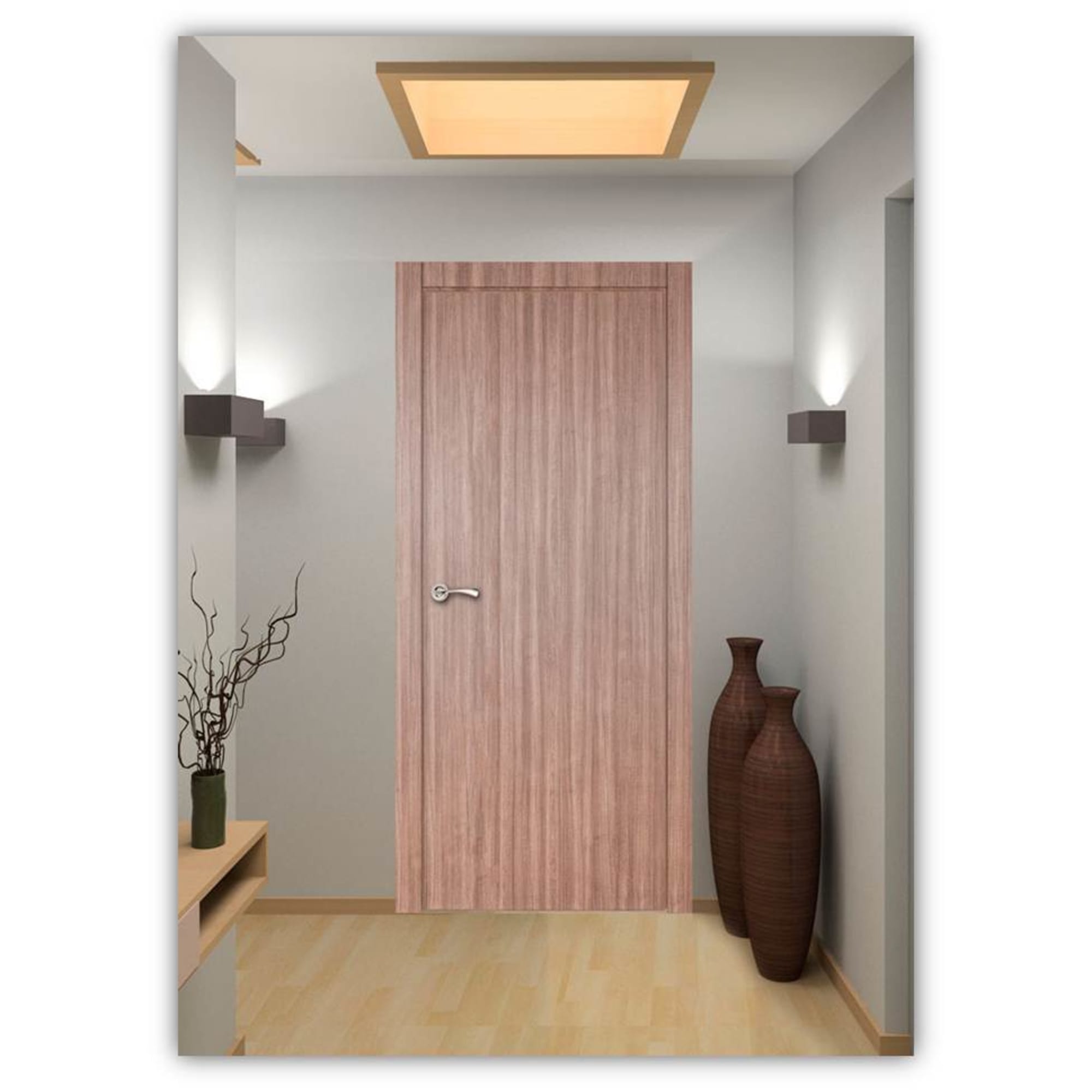 81959098 Дверь межкомнатная глухая Селена 70x200 см цвет орех Santreyd  - Вид №1