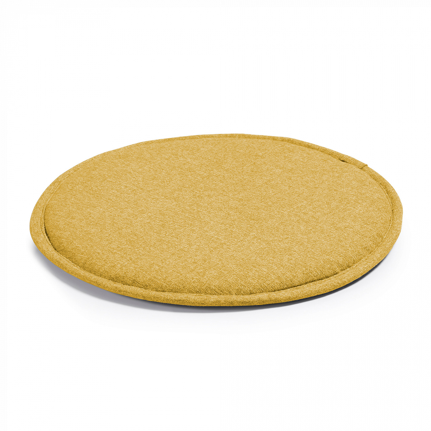 048252 Подушка Stick круглая горчичная La Forma Silke - Вид №1