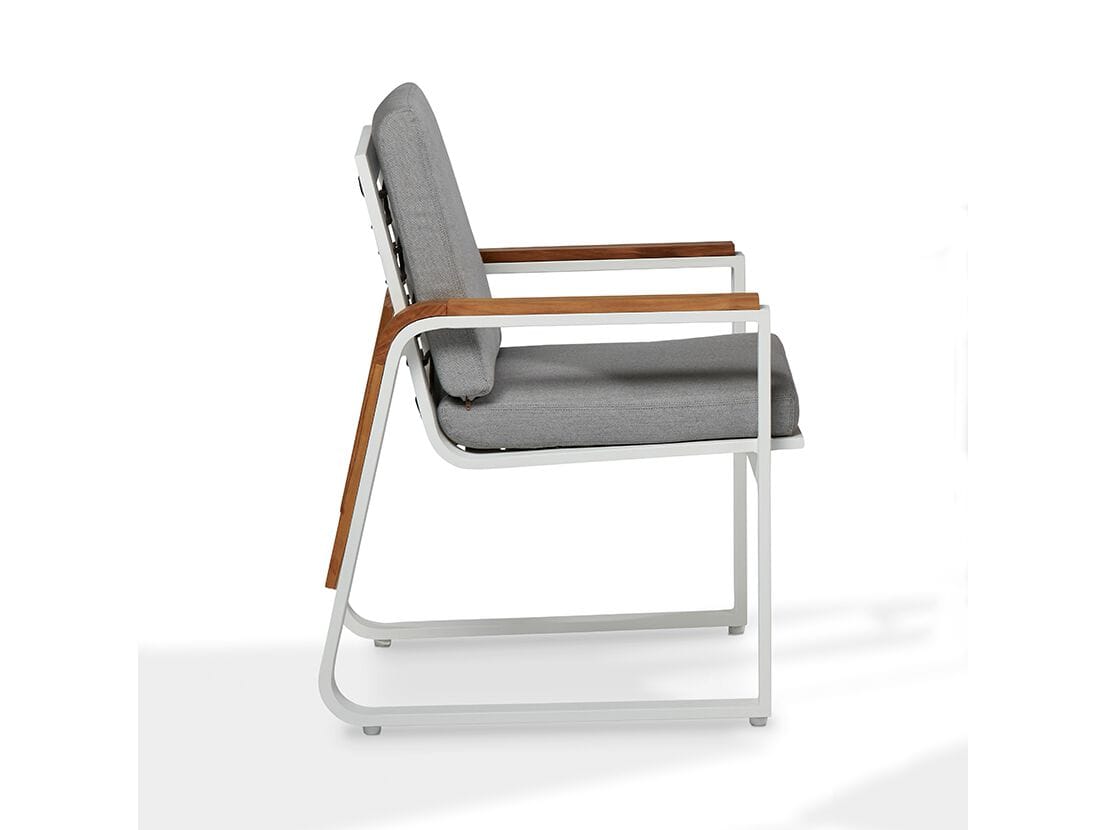 Алюминиевый мягкий садовый стул с подлокотниками Walters Regatta ARCH-00126049 - Вид №1