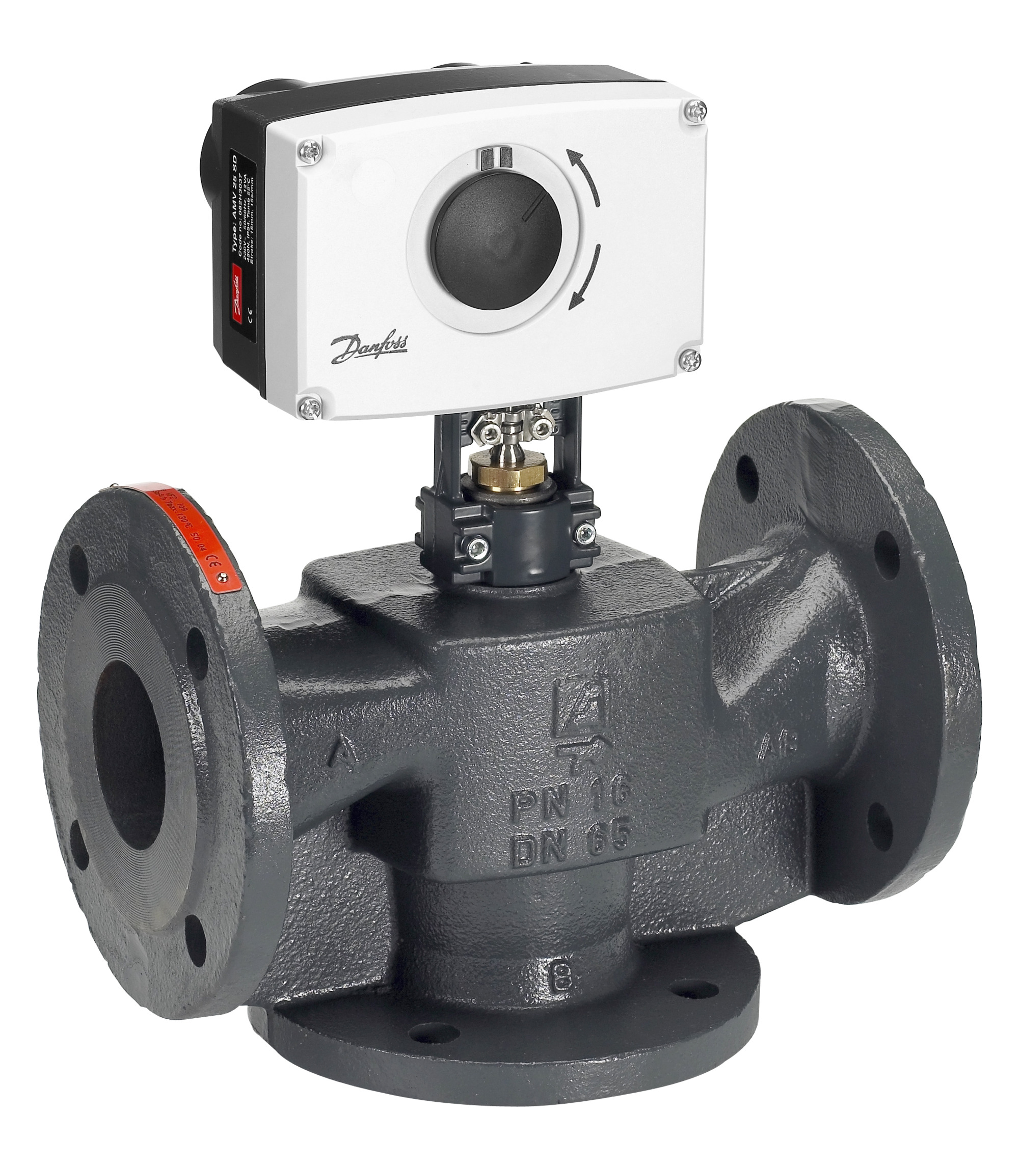 Danfoss Редукторные электроприводы с трехпозиционным управлением Электропривод импульсный AMV13 230B 082G3003  - Вид №53