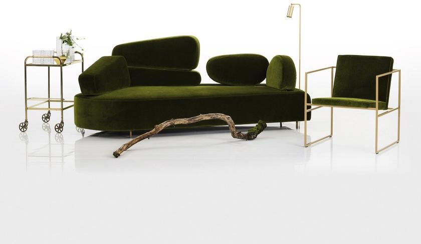 brühl 3-х местный тканевый диван Mosspink sun-id-1371604 - Вид №8