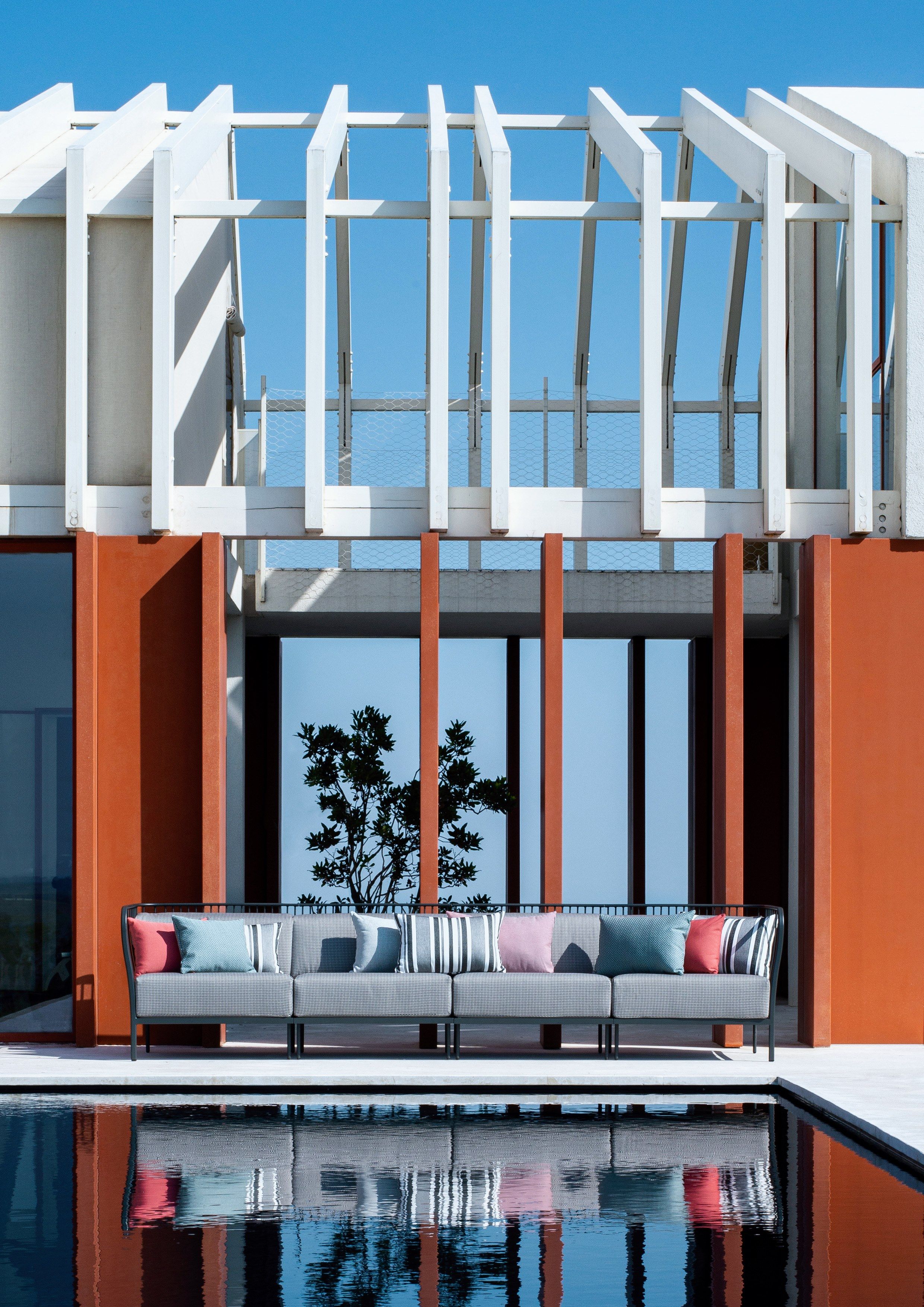 Тканевое мягкое угловое садовое кресло emu Cannolè ARCH-00124032 - Вид №13