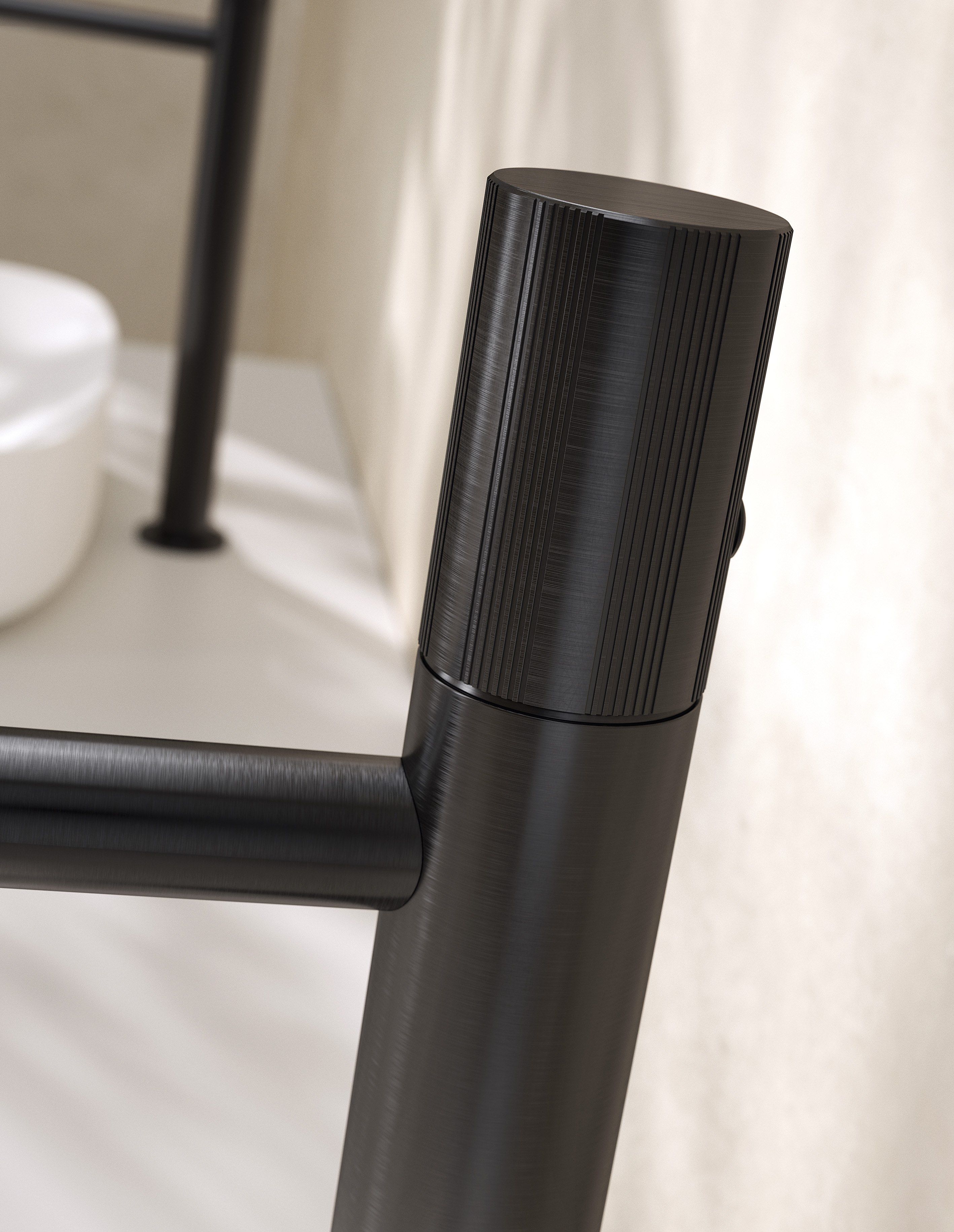 Стальной однорычажный высокий смеситель для раковины Rubinetterie Treemme 28 мм ARCH-00004685 - Вид №1