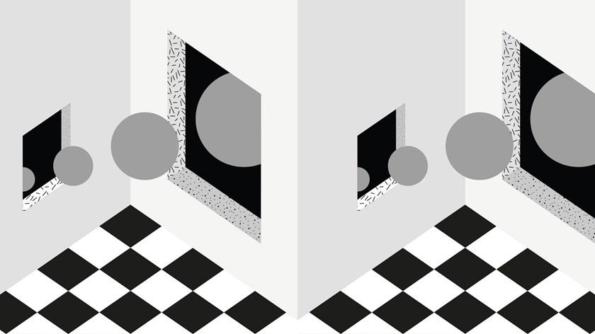 Baboon Геометрические огнестойкие виниловые обои Pattern sun-id-1411636 - Вид №3