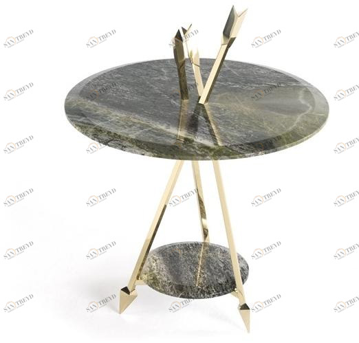 ETRO Home Interiors Круглый журнальный столик из мрамора  E.sag.232.a 