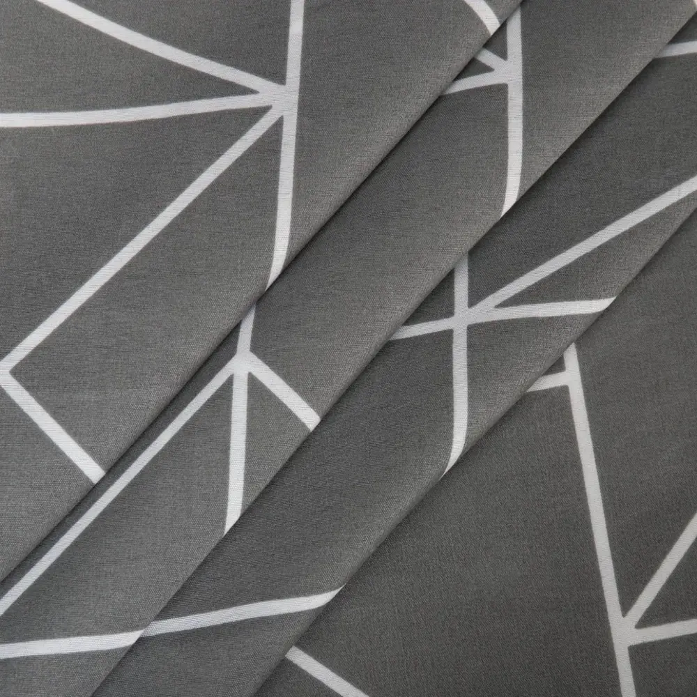 Комплект постельного белья Eclair Крейк полутораспальный полисатин серый опал STLM-2023711 - Вид №2