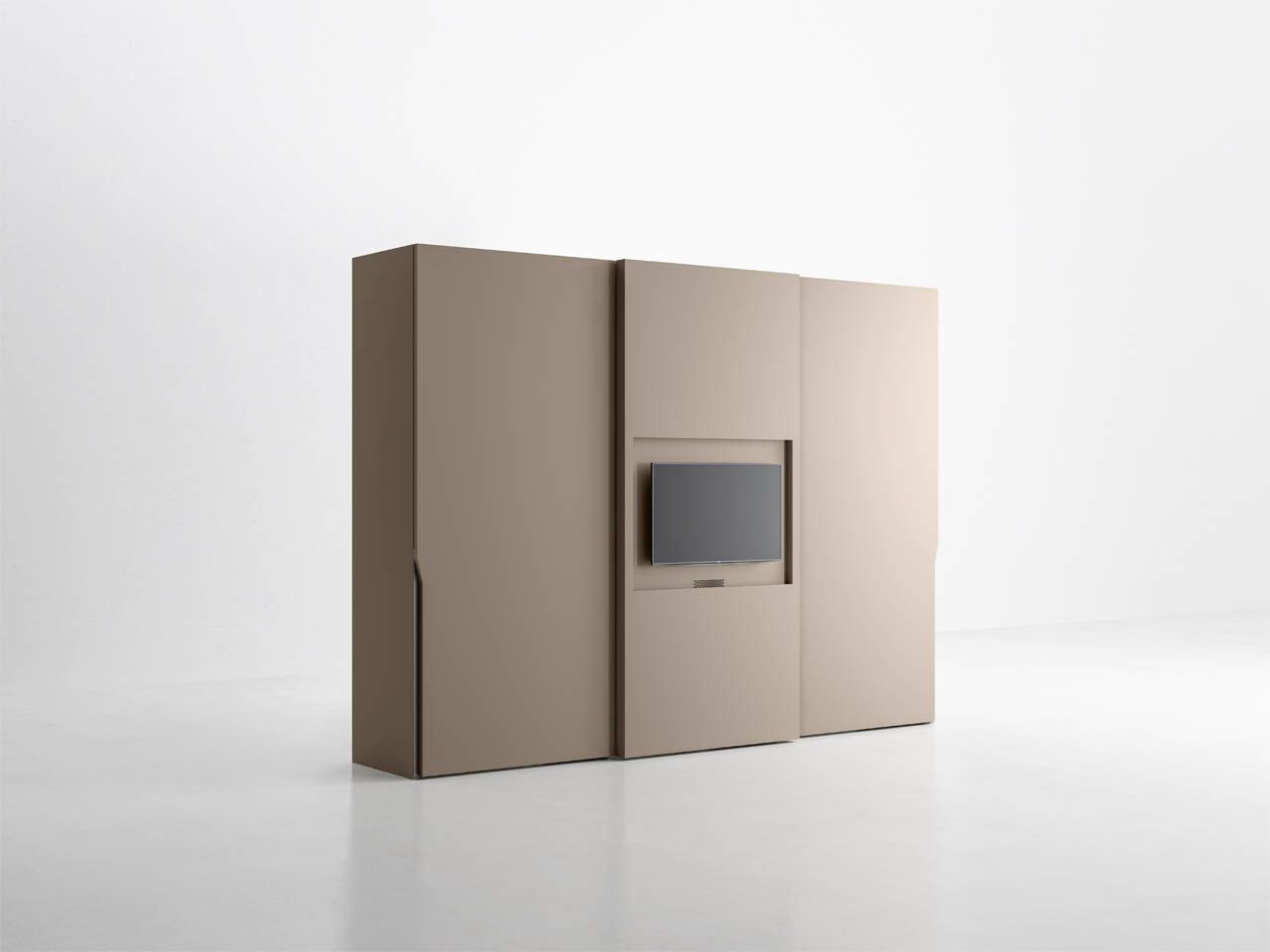 Секционный деревянный шкаф с раздвижными дверями Pianca ANTA TV ARCH-00026357 - Вид №2