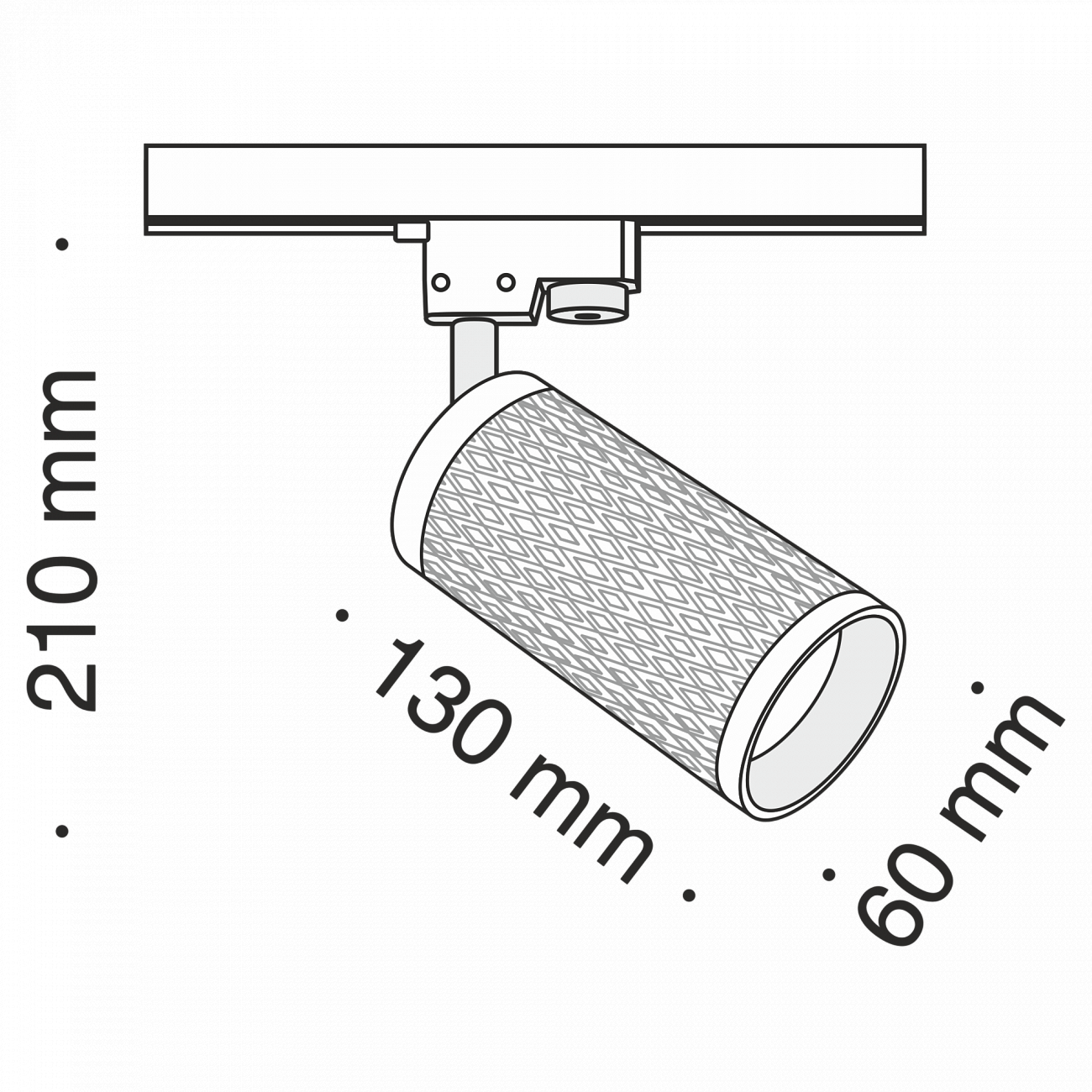 Трековый светильник золотой TR011 TECHNICAL SINGLE PHASE TRACK SYSTEM 00-3956224 Золото  - Вид №3