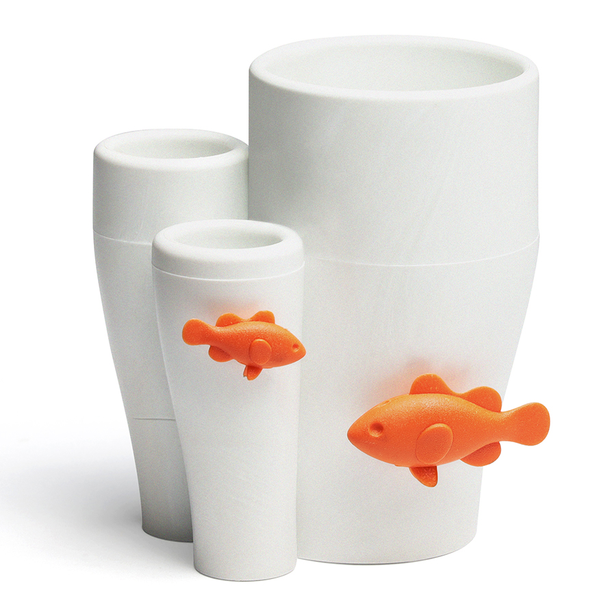 QL10339-WH Держатель для зубной щетки coral Qualy 