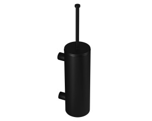 GSC352 Ерш для унитаза с настенной ручкой, туба с крышкой, STELLA BLACK LINE, черный Merida