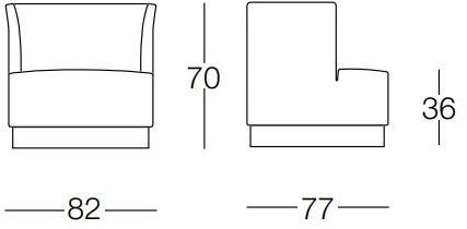 Frigerio Salotti Кресло с тканевой обивкой Joey sun-id-1397131 - Вид №1