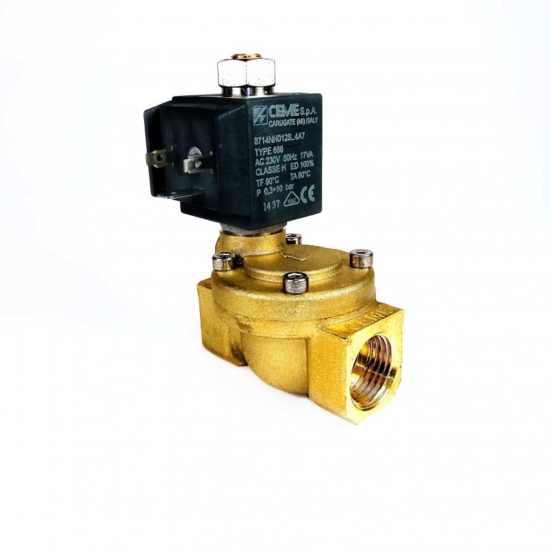 Клапан соленоидный CEME 86 нормально закрытый 1/2" 220 В 8614NN120SBDF12 - Вид №1