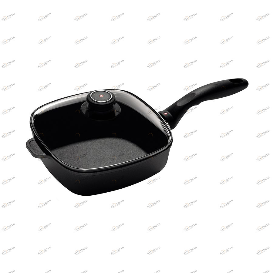Сотейник Swiss Diamond со стеклянной крышкой, квадратный, 20х20 см XD6620C