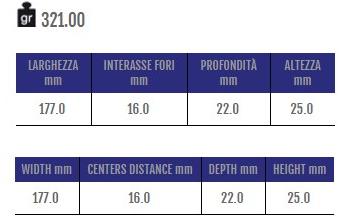 Cosma Ручка для мебели из замака в современном стиле  12578  - Вид №1
