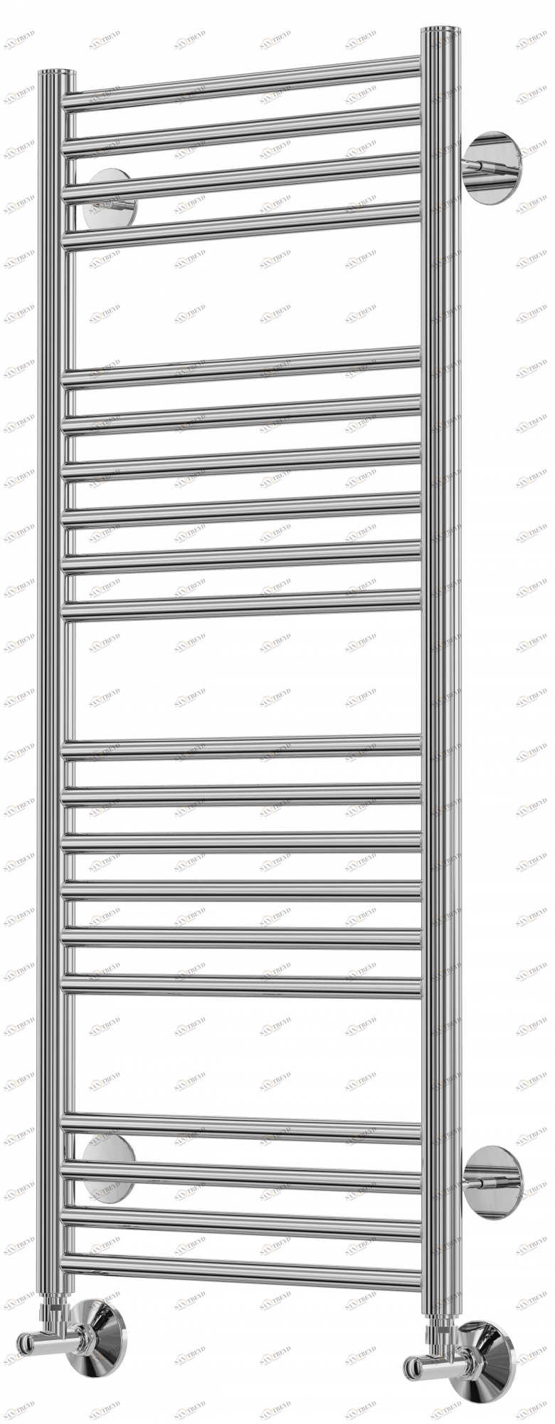 4660059582245 СТАНДАРТ Аврора П20 400х1010 (4+6+6+4) Полотенцесушитель TERMINUS RAL 9005 матовый