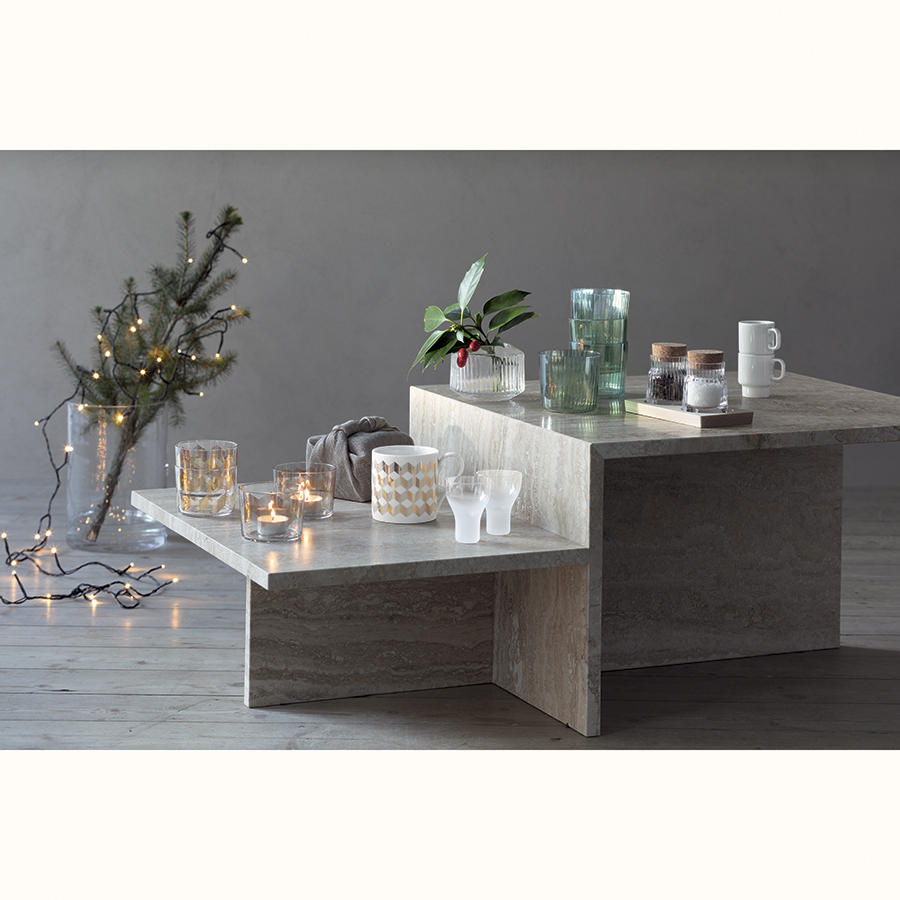 P035-12-145 Кружка signature, chevron, 340 мл, золото LSA International  - Вид №2