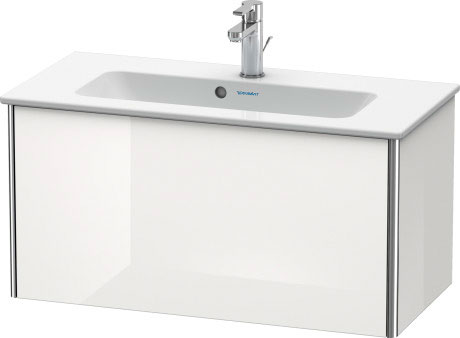 XS406608585 Тумбочка подвесная компакт XSquare #XS4066 810 x 388 мм Белый глянцевый лак Duravit - Вид №2