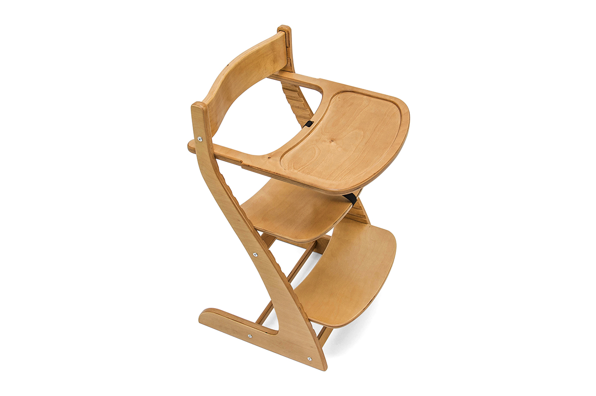 Детский растущий регулируемый стул "Усура" древесный БЕЛЬМАРКО  326872 Желтый Santreyd  - Вид №2