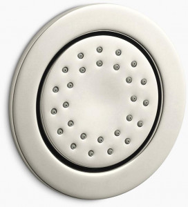 KOHLER WaterTile Round Round 27-Nozzle спрей для тела 1,0 галл / мин с технологией всасывания воздуха Katalyst K-77119-SN