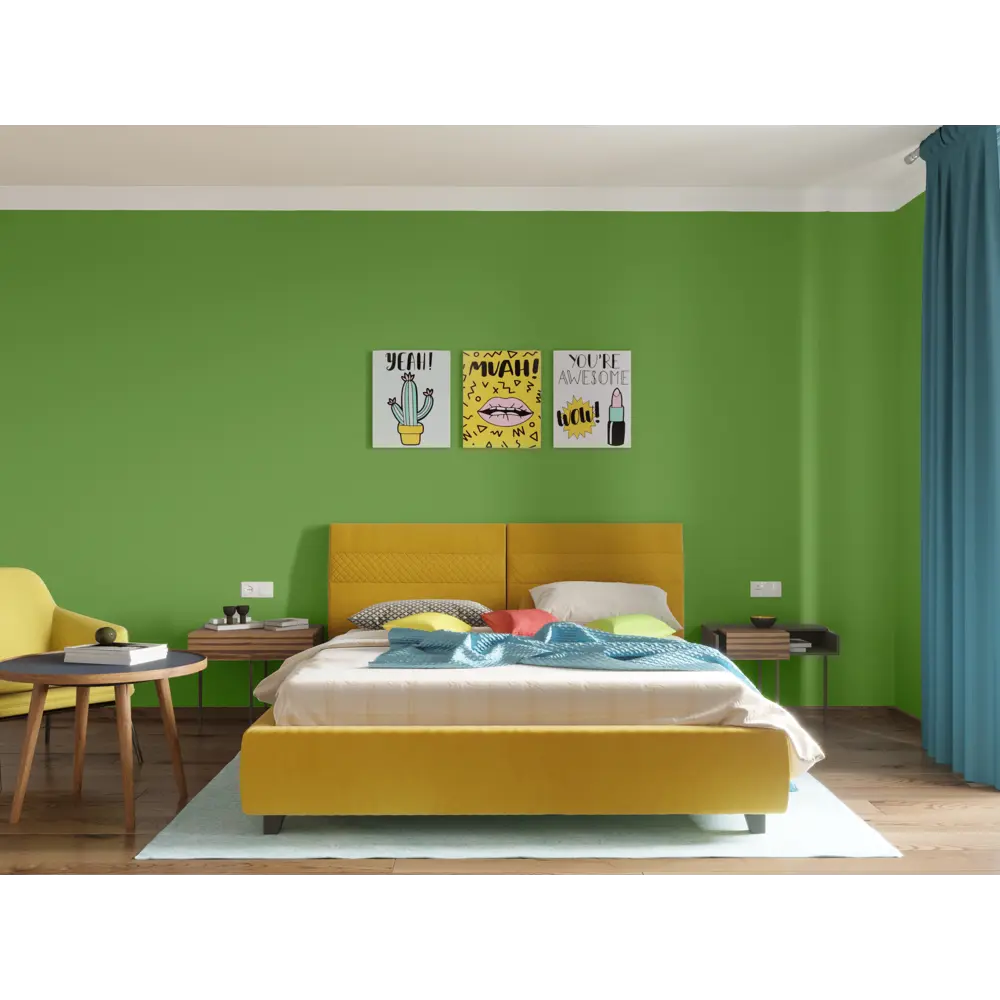 Краска для стен и потолков Trend Farbe цвет Зеленое яблоко 50 мл Dufa STLM-2155785 - Вид №3