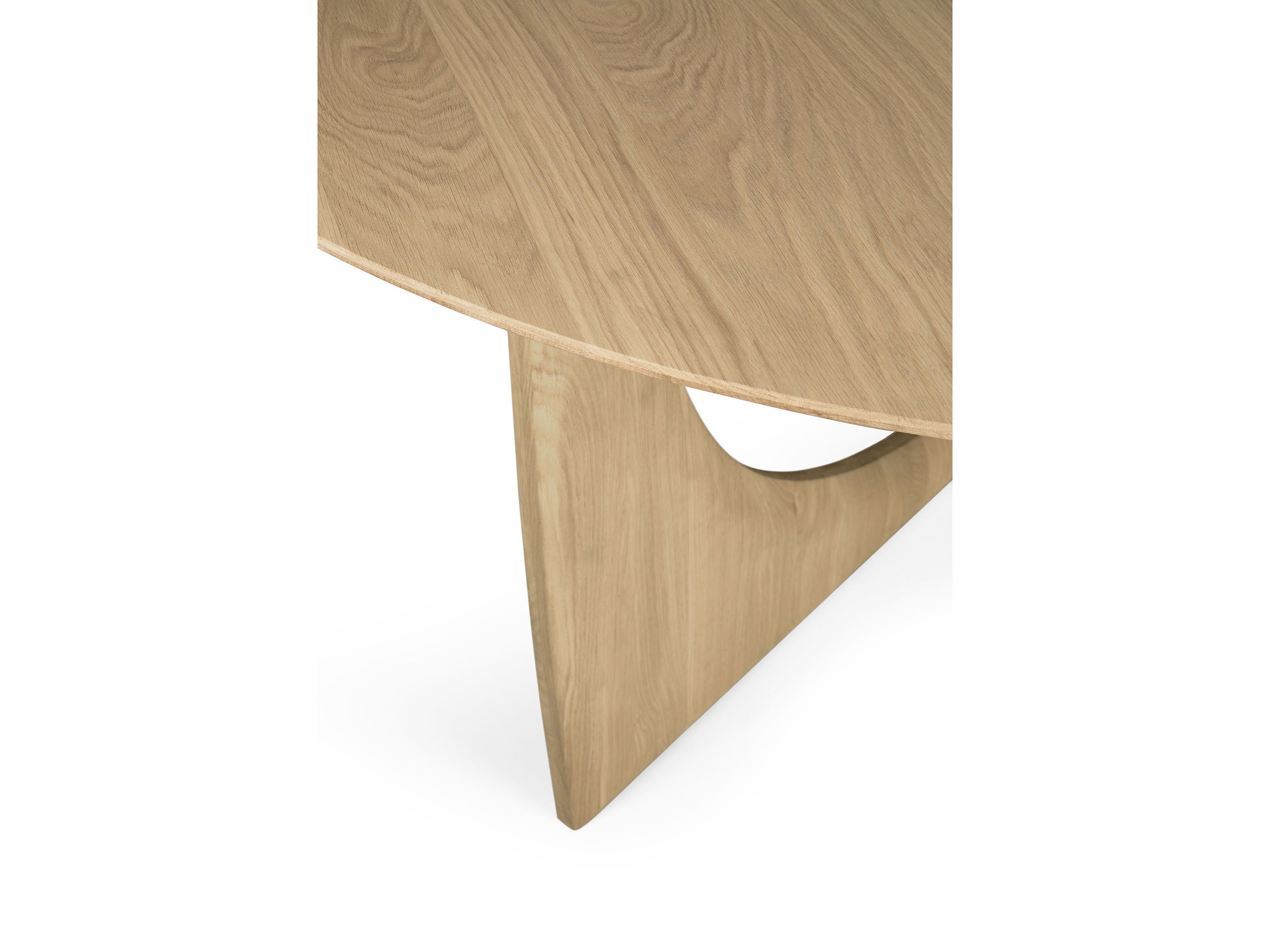 Круглый дубовый обеденный стол Ethnicraft Geometric ARCH-00124053 - Вид №2