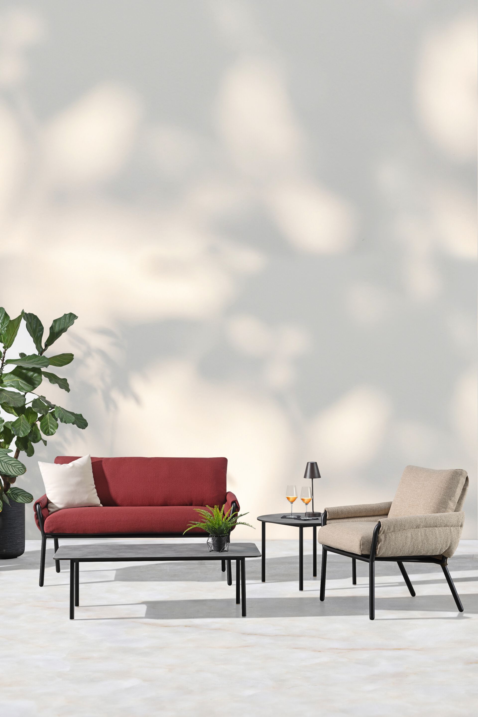 Круглый или прямоугольный журнальный столик из Compactop® GABER TAG ARCH-00028587 - Вид №3