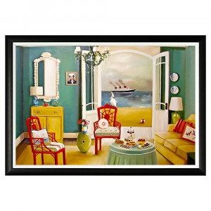 896519353_1818 Арт-постер "Белый попугай" Object Desire