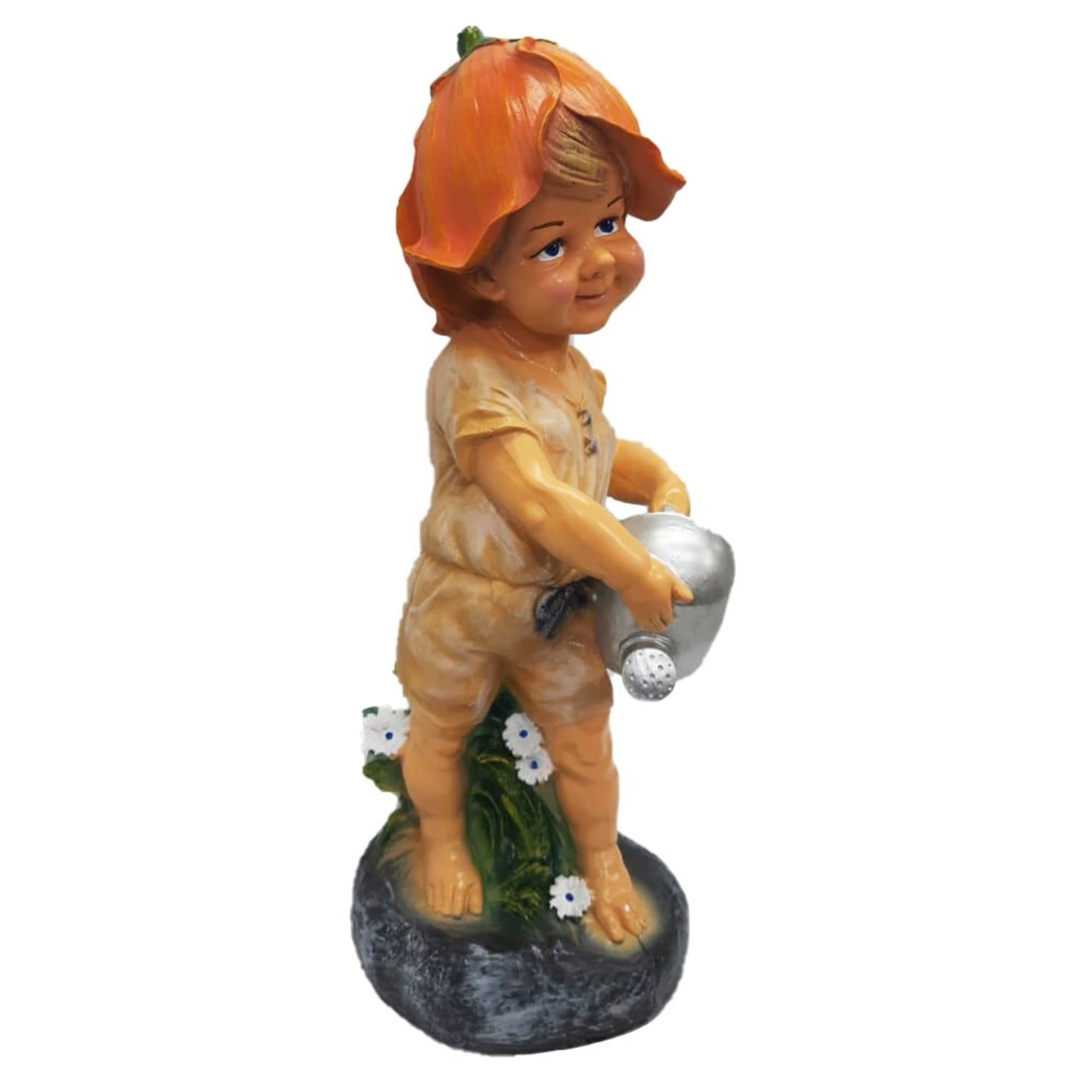 84549170 Фигура садовая «Мальчик на камне с лейкой» высота 49 см Santreyd  - Вид №1