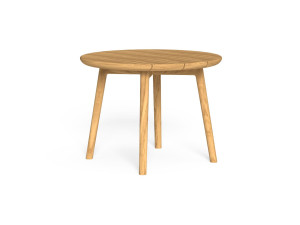 Круглый стол из тикового дерева