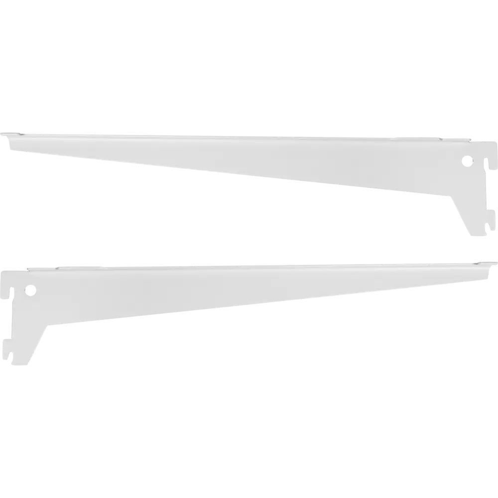 Кронштейны для полок SPACEO белые 40 см, 2 шт - нагрузка 25 кг 89352334 STLM-1076570 - Вид №1