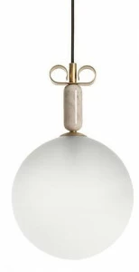 Il Fanale Подвесной светильник из мрамора и стекла Bon ton N16m3o