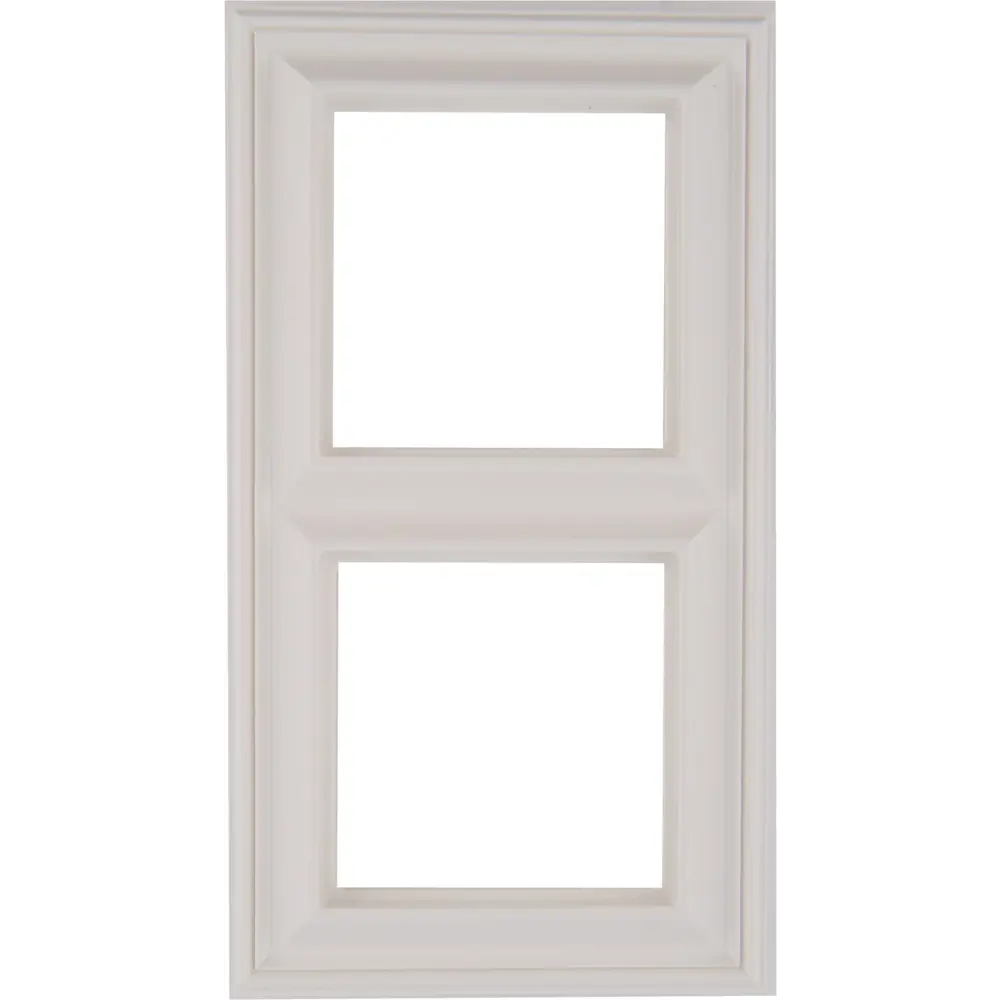 Рамка для розеток и выключателей EcoProfi Design 2 поста цвет бежевый 17901497 STLM-2000583 Santreyd Jung EcoProfi - Вид №1