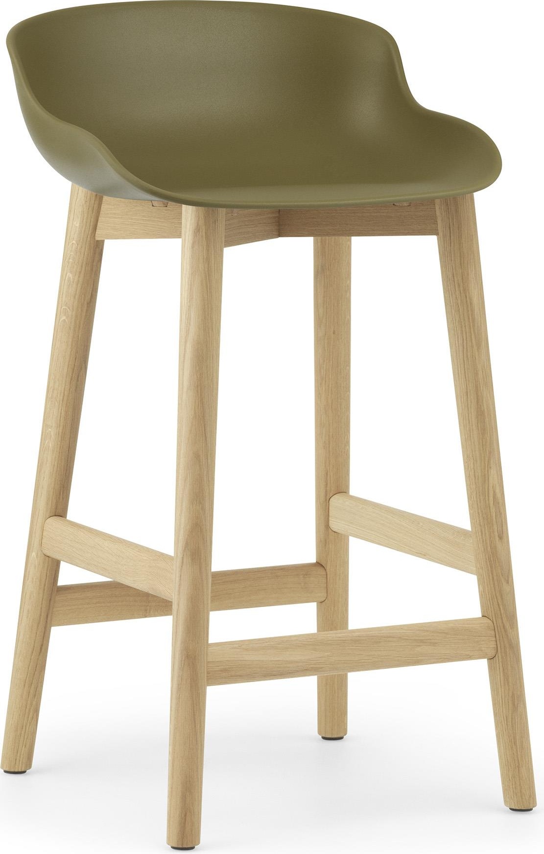 604389 Барный стул 65 см Дуб оливковый Normann Copenhagen Hyg 