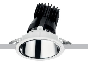 Круглый утопленный светильник для столешниц