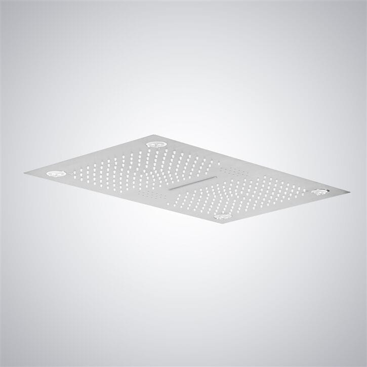 Светодиодная потолочная насадка для душа из нержавеющей стали Fontana Showers Luxe Fontaine ARCH-00029169 - Вид №7