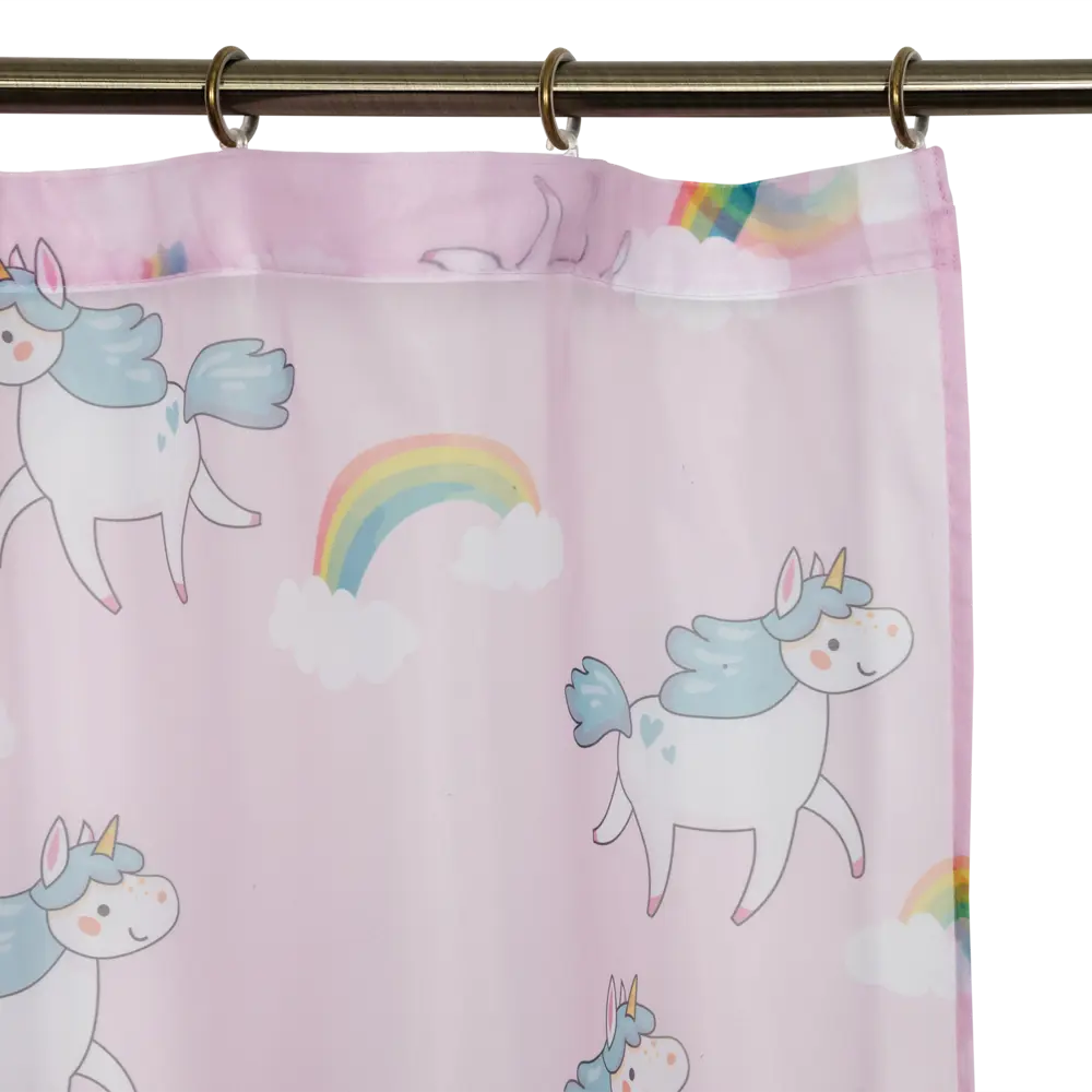 Тюль на ленте Единорог 250х260 см цвет розовый SEASONS STLM-2015587 - Вид №3